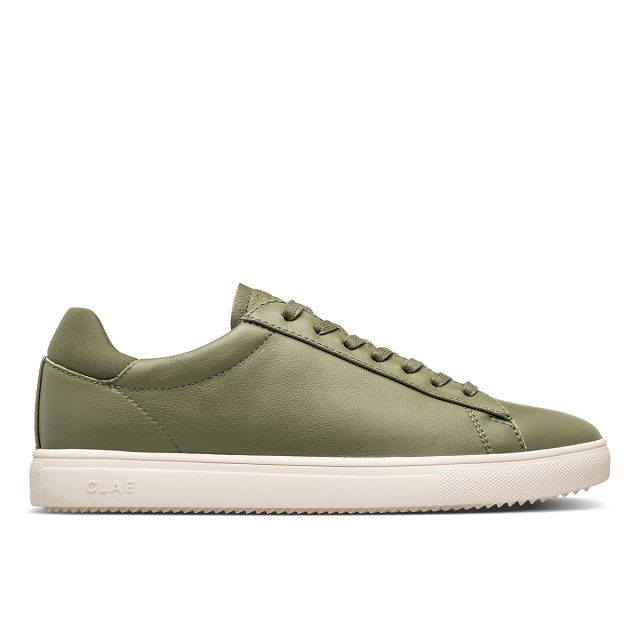 CLAE BRADLEY Shoes Womens USA046-T23 In Olive Leather